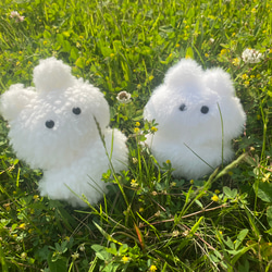 ♡*♡様 コヤンイサムチョン　ハンドメイド　うさちゃんフリルフラットバッグ　サン うさくみゃ・くまくみゃ・ねこくみゃマフラー | BABY, THE STARS