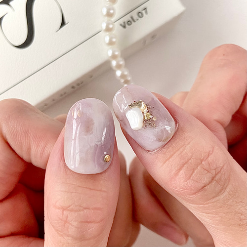 ウェディング ネイルチップ ブライダル 結婚式 成人式 着物 白