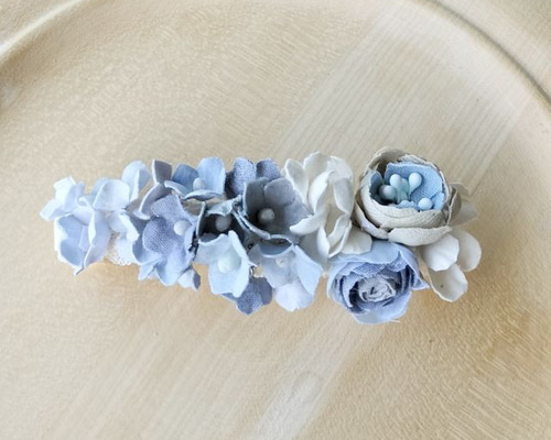 1450円すみれ＊ビオラ＊紫陽花 髪飾り 七五三 ウエディング 前撮り 着物