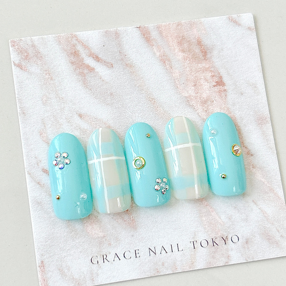 販売休止中→9月再開予定です♡】美人Luxuryネイルチップ【セレブ 