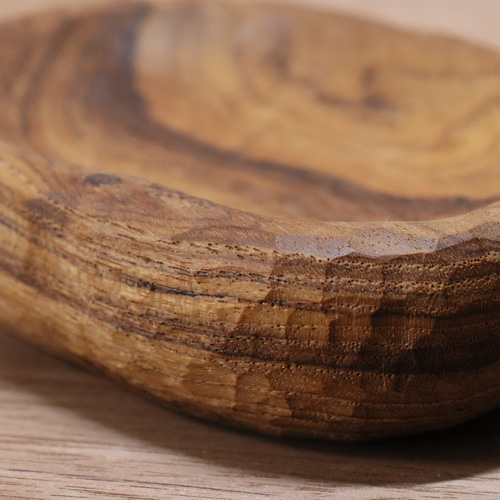 木の器 小さな器 小皿 木製 木彫り（木材：チーク）（No.K0008） 薬味