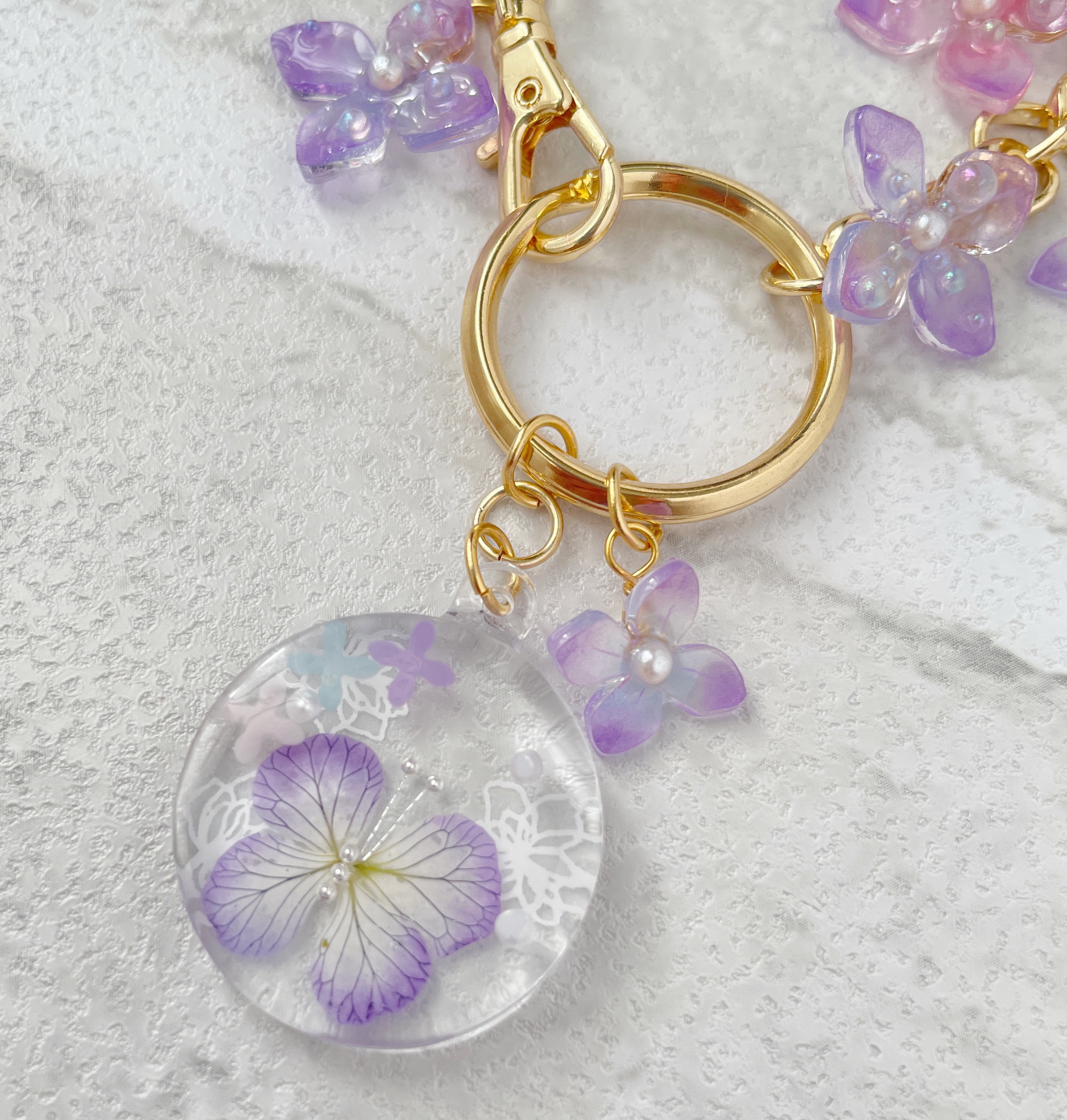 ゲンテン あじさいチャーム genten ゲンテンエヴァーチャーム