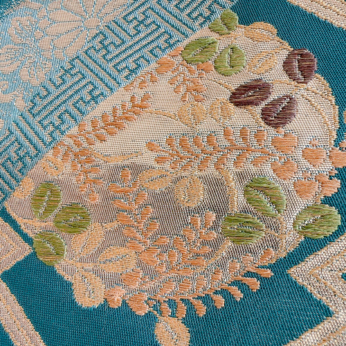 絹の帯から2wayクラッチバッグ 唐織古渡錦文柄 帯リメイク329 クラッチ