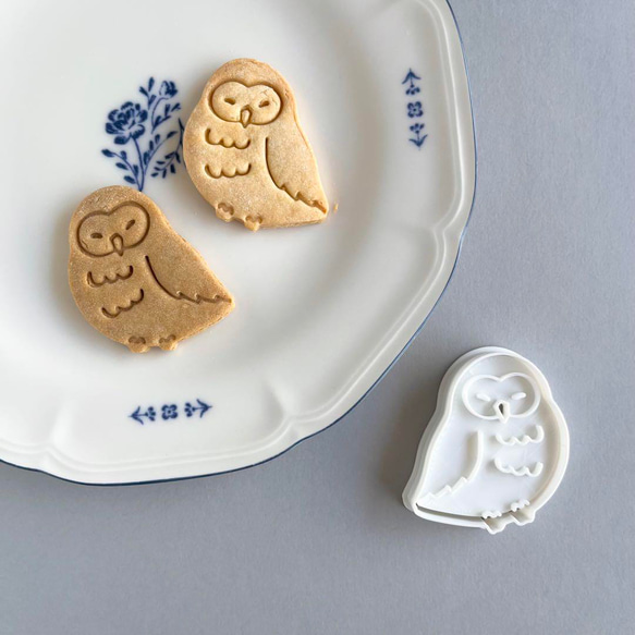 フクロウ 鳥 メンフクロウ【クッキー型】 クッキー型 NICA 通販