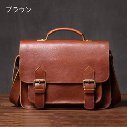 牛革製ヴィンテージ風ショルダーバッグ ビジネス 通勤通学 仕事 牛革製ヴィンテージ風ショルダーバッグ ビジネス 通勤通学 仕事