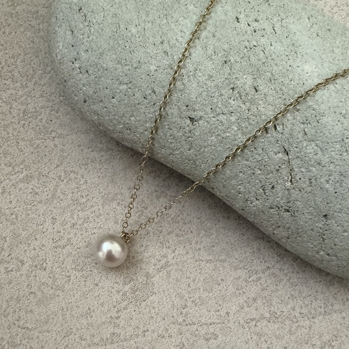 Pt南洋白蝶真珠ペンダントネックレス 新品未使用品 白蝶真珠ペンダントネックレス