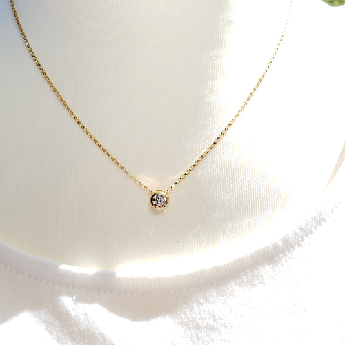 Amazon | モアサナイト ネックレス Moissanite テニスネックレス