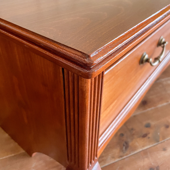 輸入住宅向け 猫脚テレビボード ネコ足テレビ台 フランスアンティーク家具 オーダーメイド家具 姫家具 キャビネット 