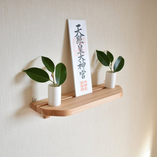 komaさまオーダー 壁掛けラック・ウォールシェルフ きいろの木工房  