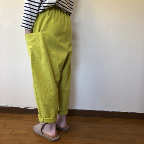 KLASICA リネンサルエルパンツ サイズ2（受注】きれいめサルエル