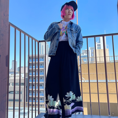 ペチパンツ ペチコート 着物リメイク 正絹 ハンドメイド 不合理 ペチパンツ ペチコート 着物リメイク 正絹 ハンドメイド 不合理