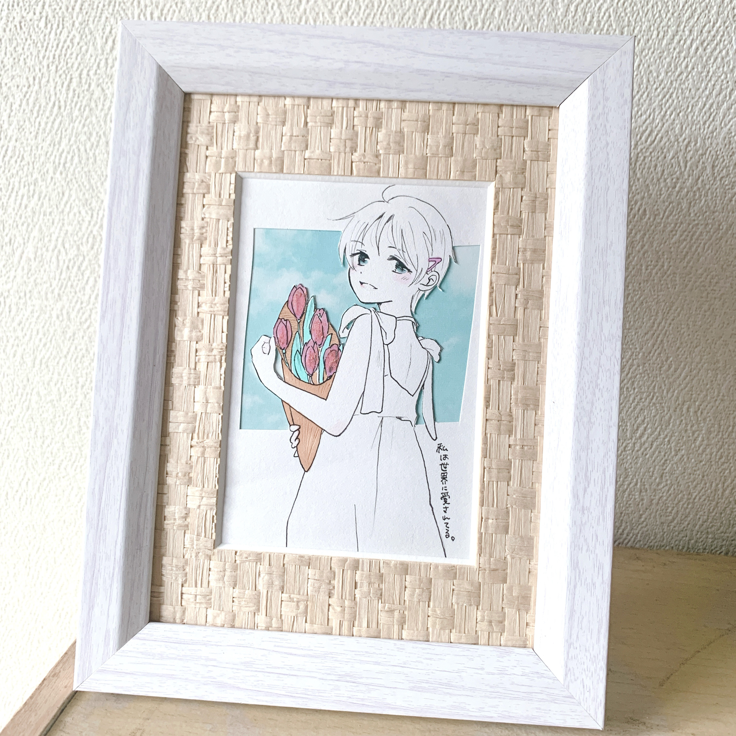 3枚 専用 手描きイラスト原画 オリジナル 水彩画