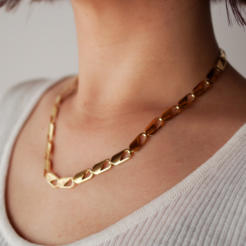 k18ヴィンテージモチーフデザインチェーンのネックレス ネックレス