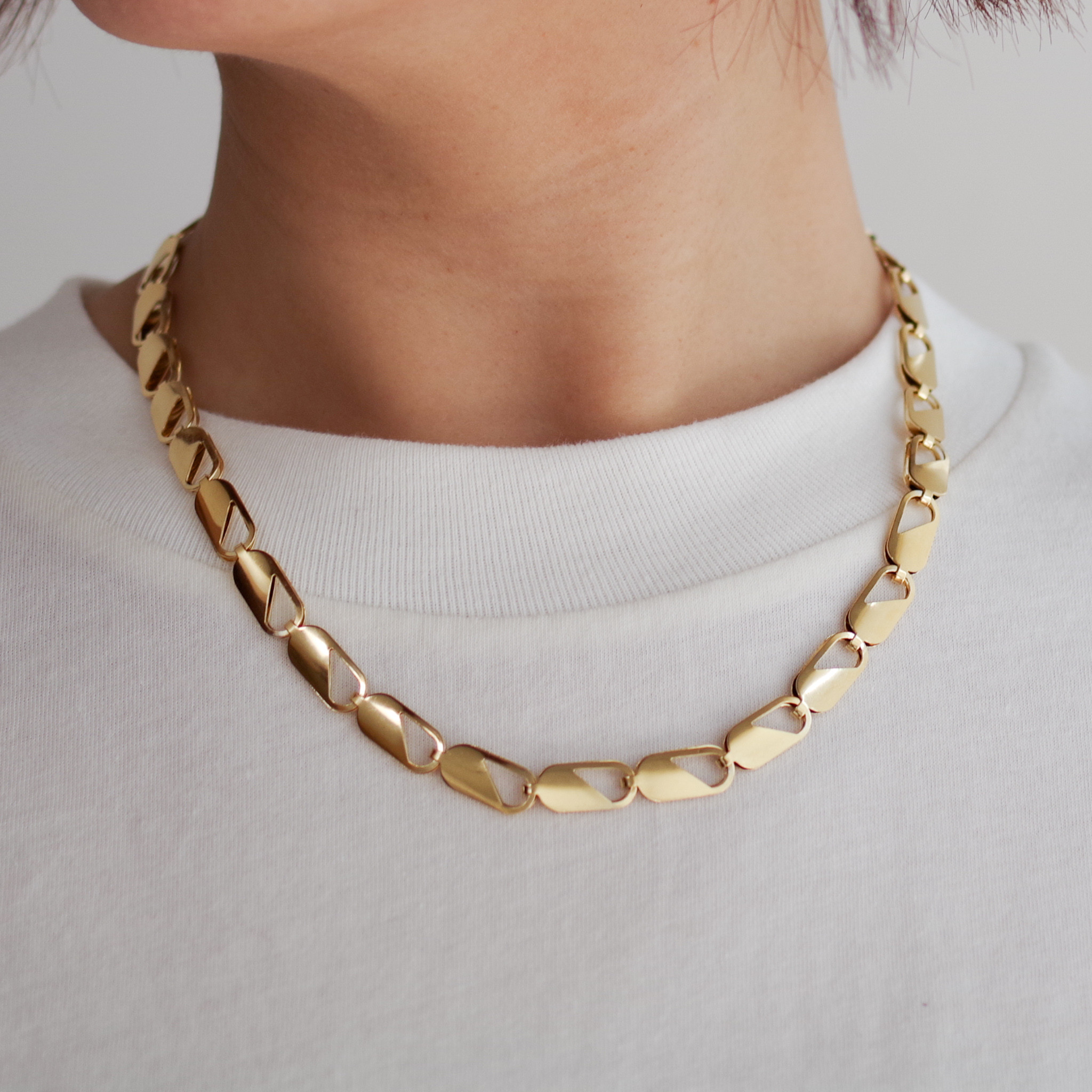 k18ヴィンテージモチーフデザインチェーンのネックレス