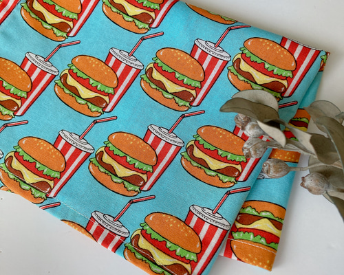 ランチョンマット ランチマット 男の子 女の子 ハンバーガー 給食