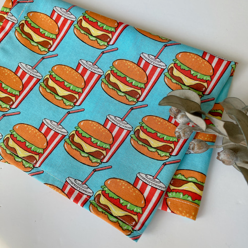 ランチョンマット ランチマット 男の子 女の子 ハンバーガー 給食