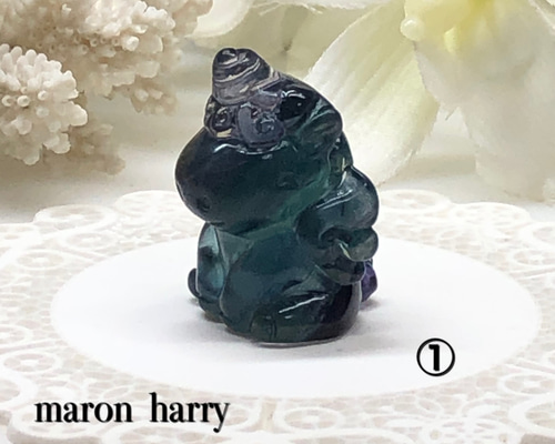 フローライトユニコーンNO.1 •*¨*•.¸¸♬ ブレスレット MARON HARRY