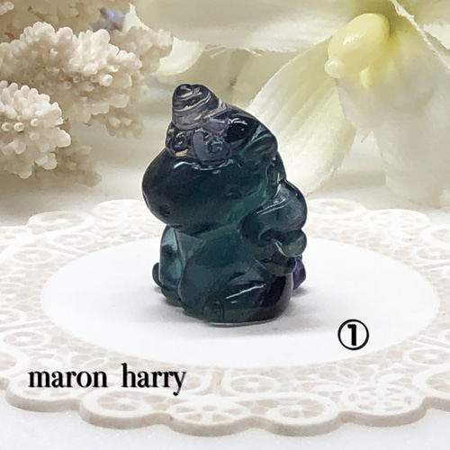フローライトユニコーンNO.1 •*¨*•.¸¸♬ ブレスレット MARON HARRY