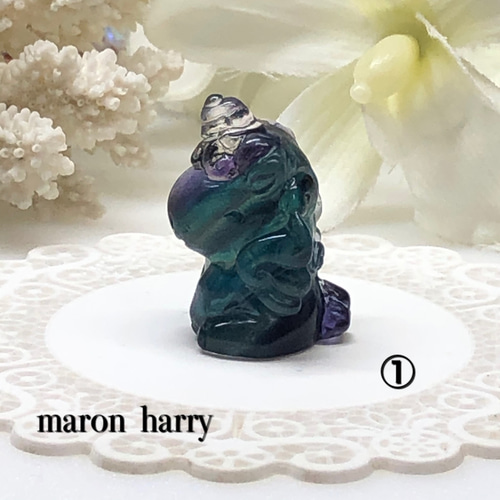 フローライトユニコーンNO.1 •*¨*•.¸¸♬ ブレスレット MARON HARRY