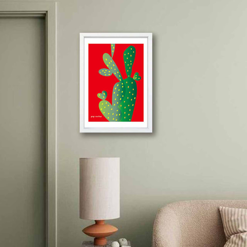 ポップなサボテン イラスト ポスター A4 A3 A2 A1 アート アート