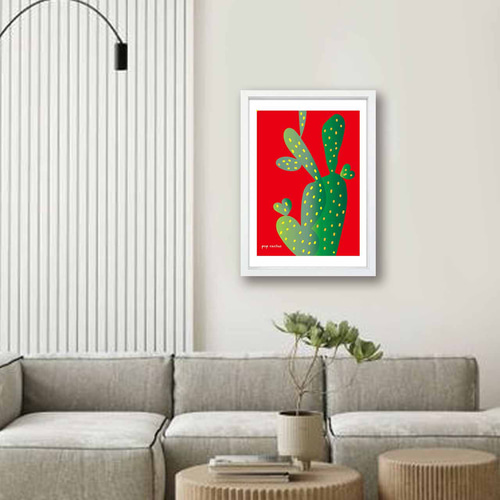 ポップなサボテン イラスト ポスター A4 A3 A2 A1 アート アート