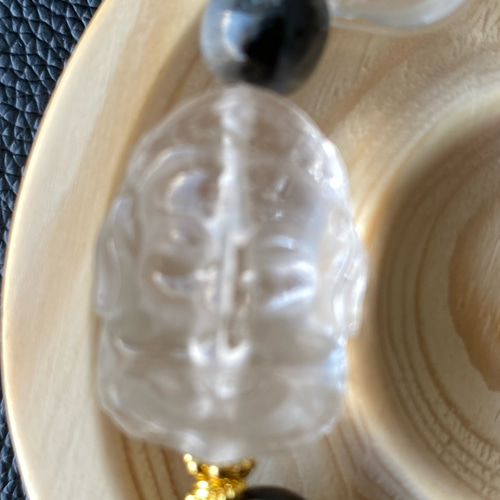 天然石 ガネーシャ 置物 ブレスレット付き 水晶 蓮 ガネーシャ ブレスレット ブレスレット いなすとーん 通販