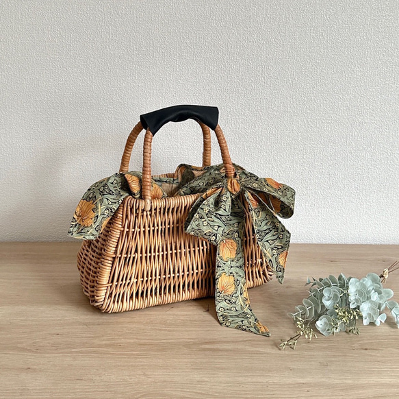 皮籐　バッグ　ハンドメイド　春　夏にピッタリ 皮籐バッグハンドメイド春夏にピッタリ