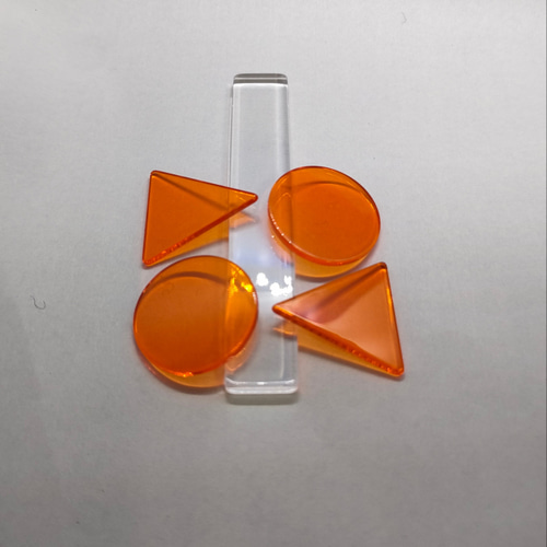 アクリルパーツ 透明△◯セット レジン・樹脂 内田工芸所 通販