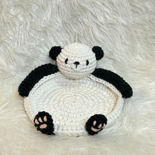 コースター 立体コースター ハンドメイド 白熊‍❄ パンダ インテリアに