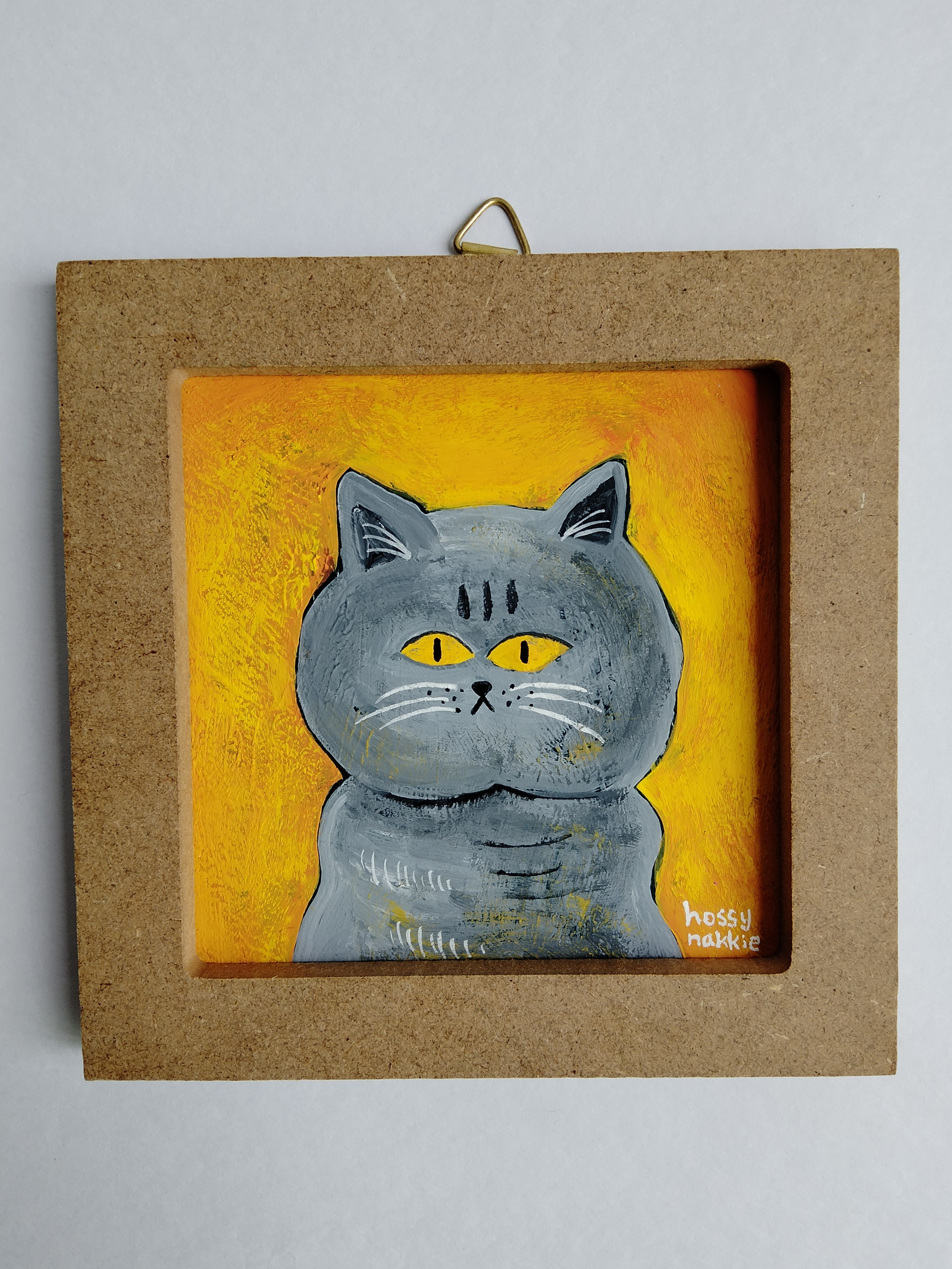猫　イラストレーション　ミニ額 8,470円