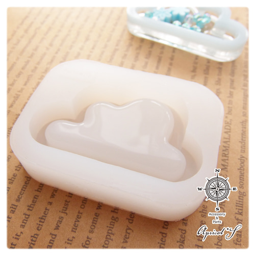 ☆オリジナル】雲 シェイカー シリコンモールド 型 (1個) / モールド