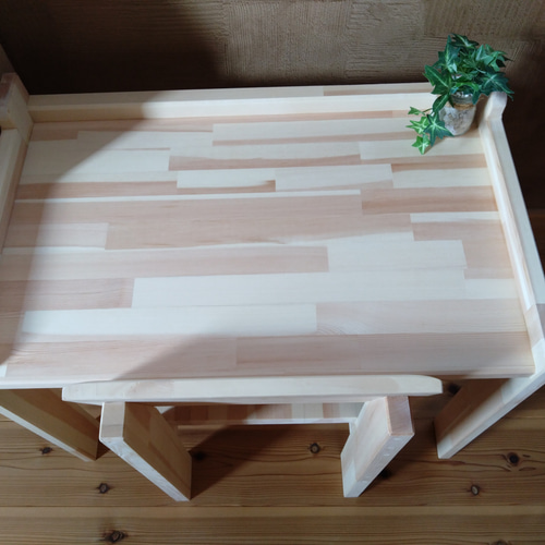 【送料無料】ハンドメイド　子供用チェア椅子&デスクセット　★２歳半ぐらい〜 子供用チェア椅子&デスクセット ☆2歳半ぐらい〜 机・デスク