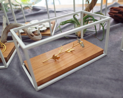 専用〉ナラ材の立方体2個セット 展示台 ディスプレイ ナラ材の立方体 2