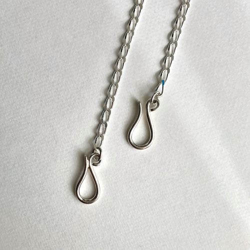 シルバー チェーンブレスレット フックタイプ フックチェーン ブレスレット silver925 ユニセックス