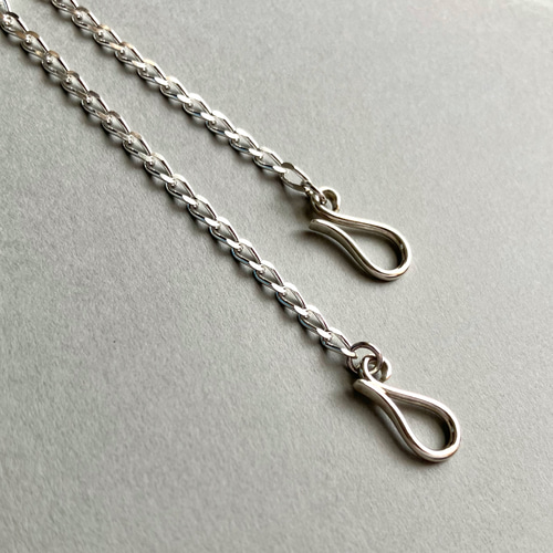 シルバー チェーンブレスレット フックタイプ フックチェーン ブレスレット silver925 ユニセックス