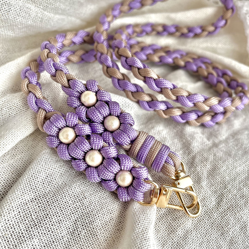 new color 【選べる】お花のスマホショルダーストラップ MIXタイプ