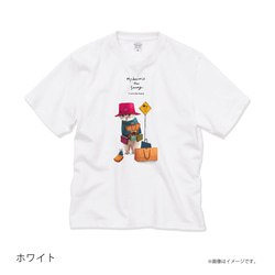 厚みのあるBIGシルエットTシャツ「物欲のあるネコ」/送料無料 4枚目の画像