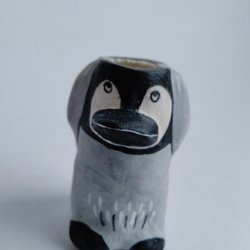 たかいたかい　一輪挿し　ペン立て　歯ブラシ置き　ペンギン　アニマル　アート　絵本　うちゅういちのたかいたかい 2枚目の画像