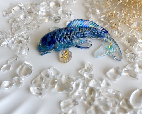 オルゴナイト 金魚 パワー 浄化 エネルギー 調和 天然石 空間 穏やか