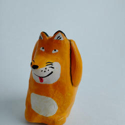 たかいたかい一輪挿し　ペン立て　歯ブラシ置き　きつね　アート　絵本　うちゅういちのたかいたかい 5枚目の画像