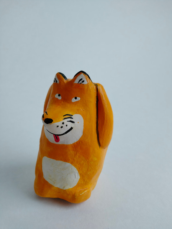 たかいたかい一輪挿し　ペン立て　歯ブラシ置き　きつね　アート　絵本　うちゅういちのたかいたかい 5枚目の画像