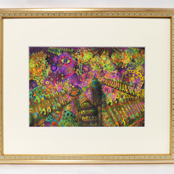 蛸の悪魔的従順 高見沢耳のジクレー版画作品 一点物の版画作品です(A4