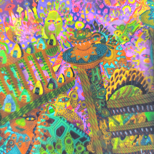 蛸の悪魔的従順 　高見沢耳のジクレー版画作品　一点物の版画作品です 蛸の悪魔的従順 高見沢耳のジクレー版画作品 一点物の版画作品