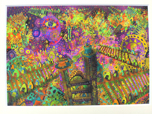 空間と心象風景 高見沢耳のジクレー版画作品 一点物の版画作品