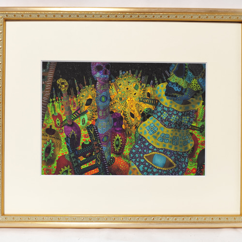 思慮深い人参 　高見沢耳のジクレー版画作品　一点物の版画作品です(A4サイズ) 思慮深い人参 高見沢耳のジクレー版画作品 一点物の版画作品です