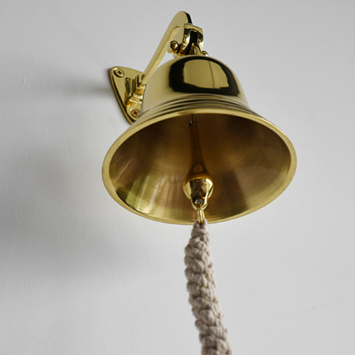 真鍮製ベル、レトロなドアベル、壁掛けチャイム、玄関装飾 風鈴