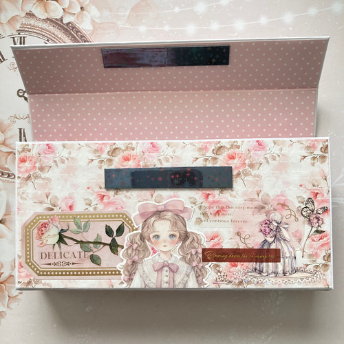 ピンク mini ファイル おすそ分け シール200枚