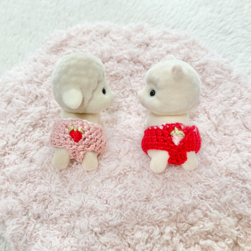 シルバニア ハイハイ赤ちゃん いちごのパンツ シルバニアファミリー