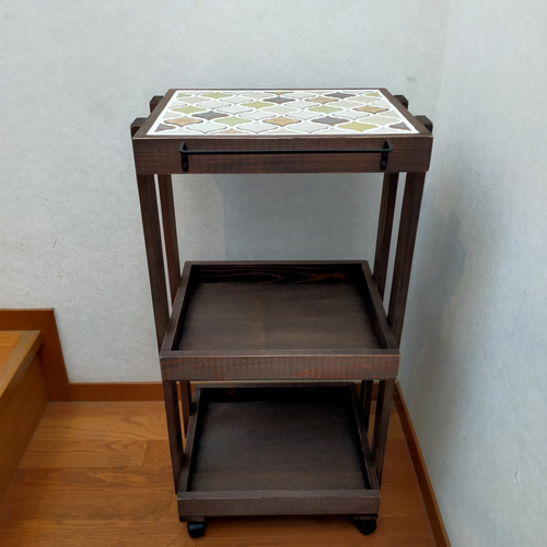 ビンテージ　ドロワー付きトロリー キッチンワゴン (301) ビンテージ ドロワー付きトロリー キッチンワゴン (301)