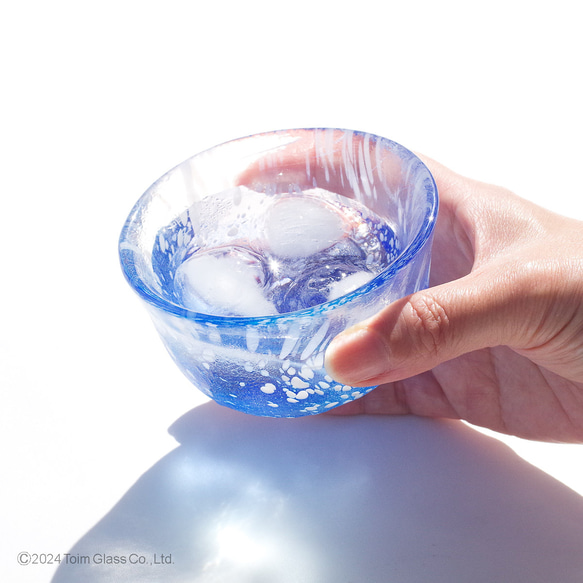 江戸硝子／いろどり／ちょこ／みず／EG033-18 1枚目の画像